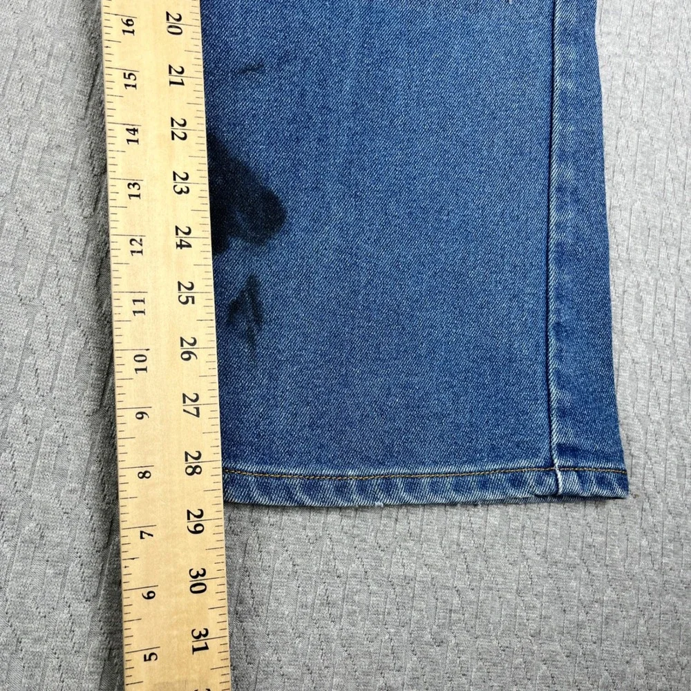 Vintage Levi's 517 Bootcut Jeans Mens 38x30 Fits 34X29 Blue Classic Fit Workwear